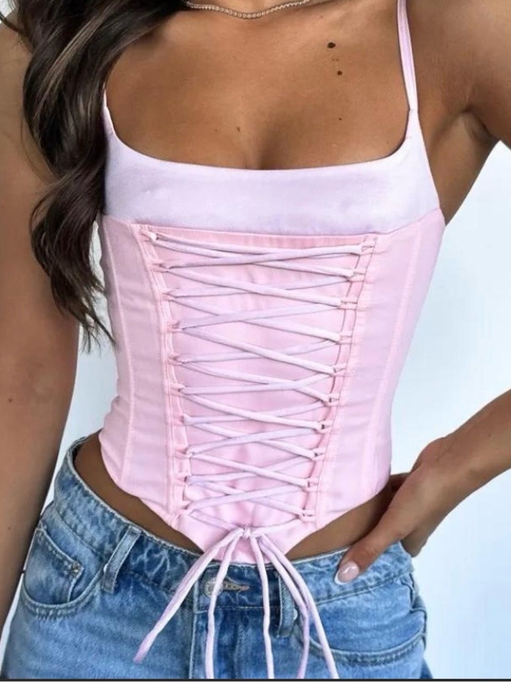 Until You're Mine Bustier in light pink